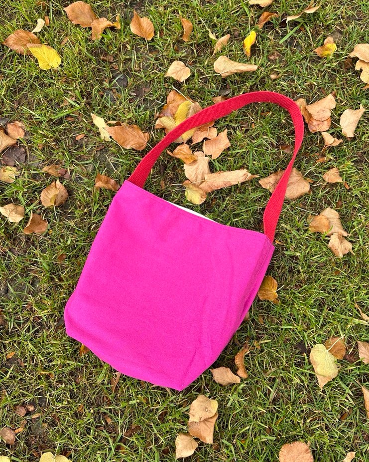 Kırmızı Askılı Çift Taraflı Kadın Çanta - Görsel 2