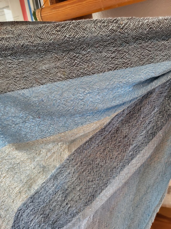 el dokuması pamuk şal - Görsel 3