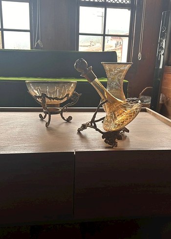 Altın Renkli Dekoratif Vazo - Görsel 4