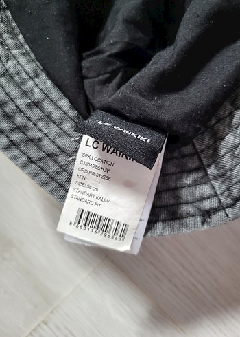 Gri Denim Kadın Sokak Stili Şapka - Görsel 4