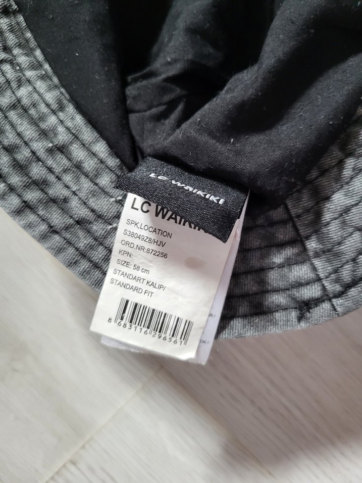 Gri Denim Kadın Sokak Stili Şapka - Görsel 4