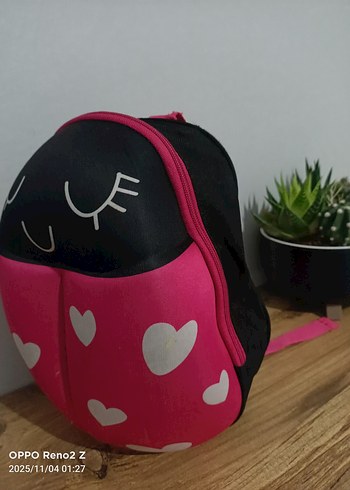 Kalpli Pembe Çocuk Okul Çantası - Görsel 2