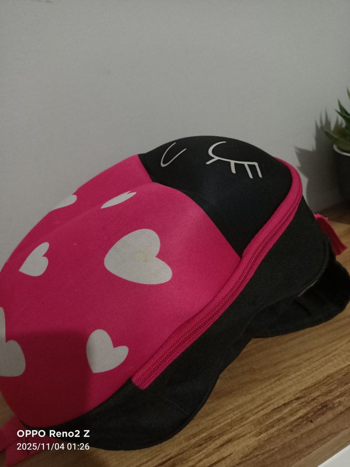 Kalpli Pembe Çocuk Okul Çantası - Görsel 5