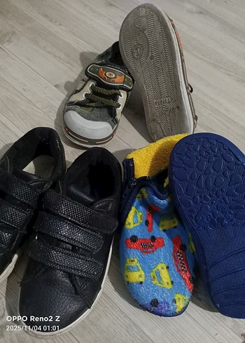 Kız Çocuk Çok Renkli Cırt Cırtlı Spor Ayakkabı - Görsel 10