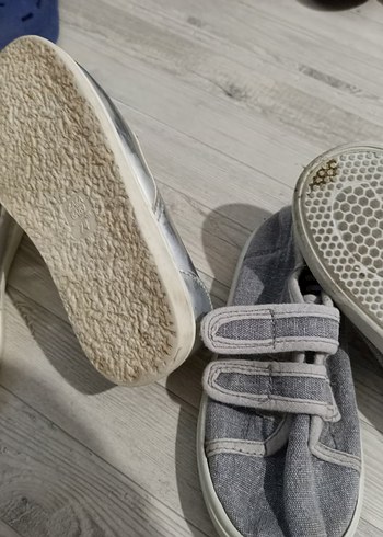 Kız Çocuk Çok Renkli Cırt Cırtlı Spor Ayakkabı - Görsel 7