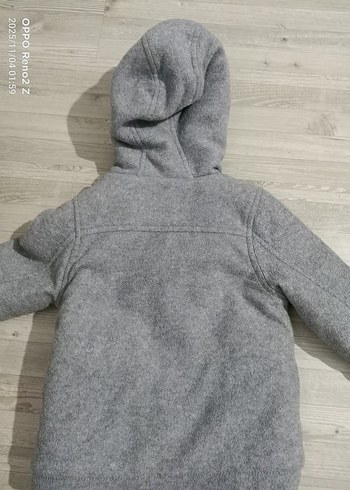 Gri Kürklü Erkek Çocuk Montu - Görsel 2