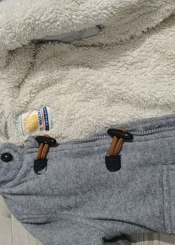 Gri Kürklü Erkek Çocuk Montu - Görsel 3