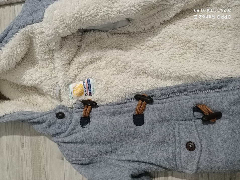 Gri Kürklü Erkek Çocuk Montu - Görsel 3