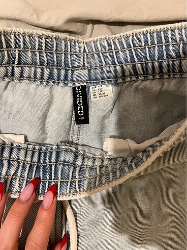 H&M beli lastikli pantolon