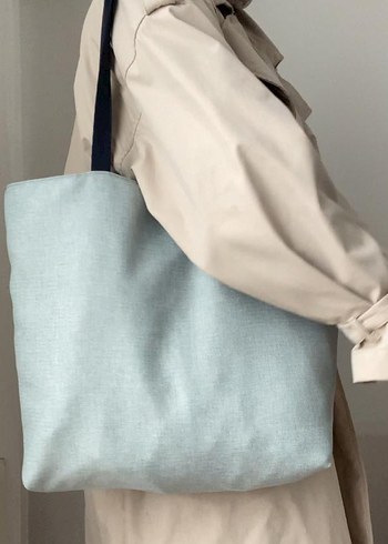 Beden turkuaz Renk Pastel Minimalist Kadın Çantası