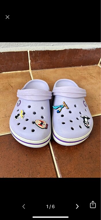 Crocs Crocs j1 lila rengi terlik