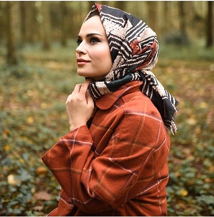 Maviden scarf şal