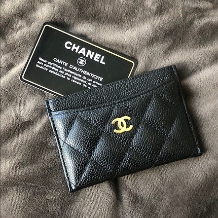  Beden siyah Renk Orjinal Chanel Kartlik 