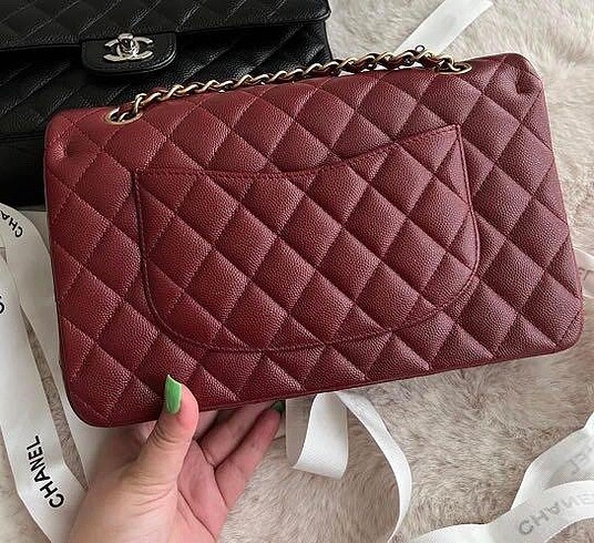 Chanel Chanel 2.55 Medium Boy Kuzu Derisi Orjinal Sertifikalı Kutusu ve