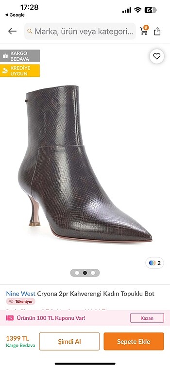 Nine West Kısa bot #ninewest