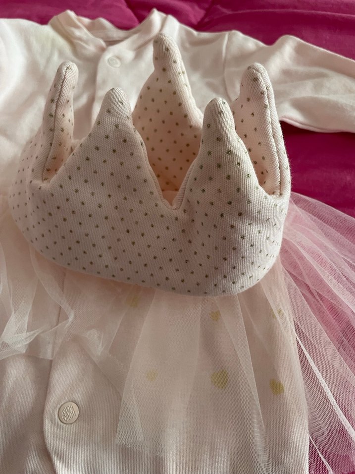 Dantel Detaylı Pembe Bebek Tulum - Görsel 2