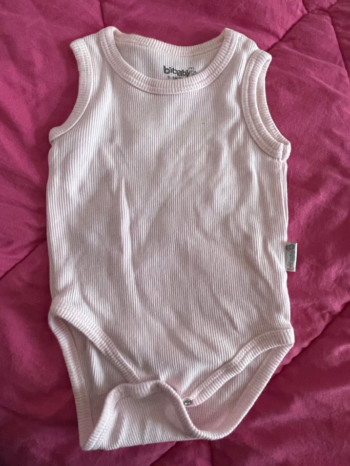 Pembe Kolsuz Bebek Body - Görsel 2