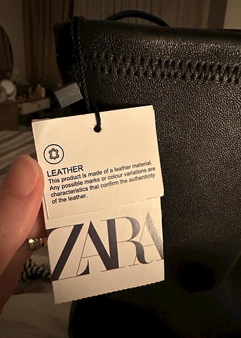 Zara Siyah Stiletto Topuklu Deri Bilekte Bot - Görsel 9