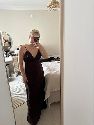m Beden Zara poplin elbise