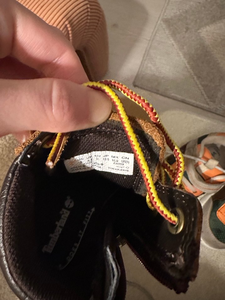 Erkek Çocuk timberland Kahverengi Deri Bot - Görsel 4