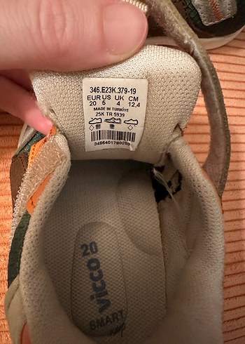 Erkek Çocuk Kahverengi Spor Ayakkabı vicco - Görsel 3