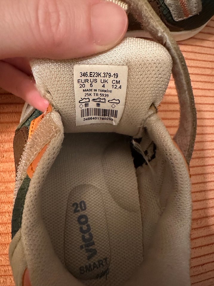 Erkek Çocuk Kahverengi Spor Ayakkabı vicco - Görsel 3