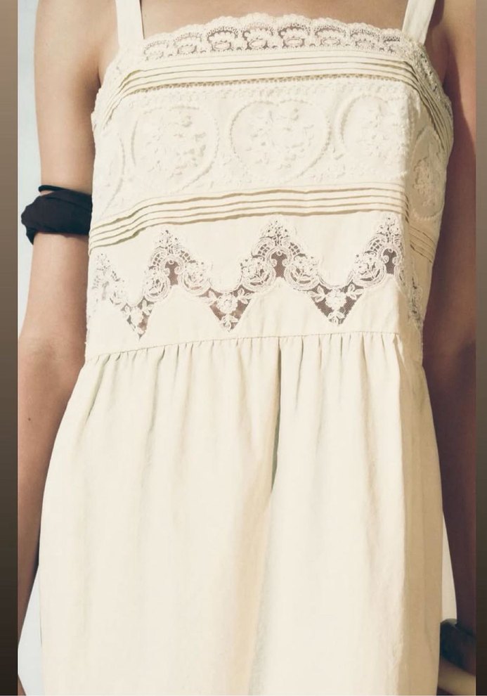 Zara poplin elbise - Görsel 4