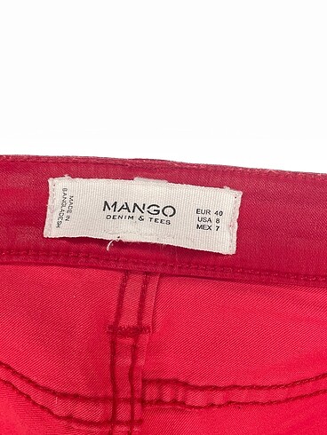 40 Beden kırmızı Renk Mango Jean / Kot %70 İndirimli.