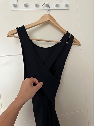 Zara Zara sırt dekoltelı elbise