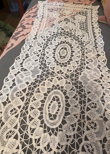 Dantel anglez runner - Görsel 4