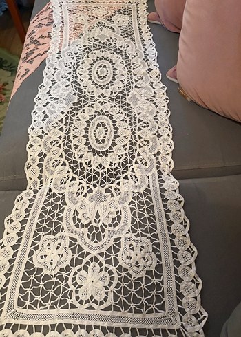 Dantel anglez runner - Görsel 6