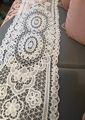 Dantel anglez runner - Görsel 7