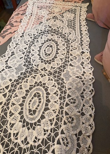 Dantel anglez runner - Görsel 3