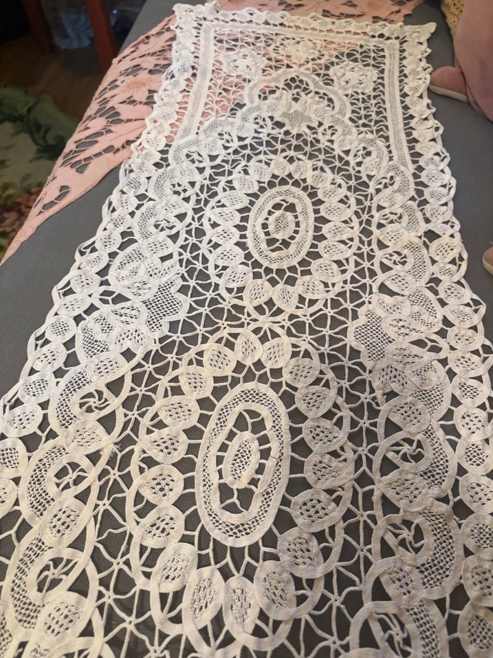 Dantel anglez runner - Görsel 4