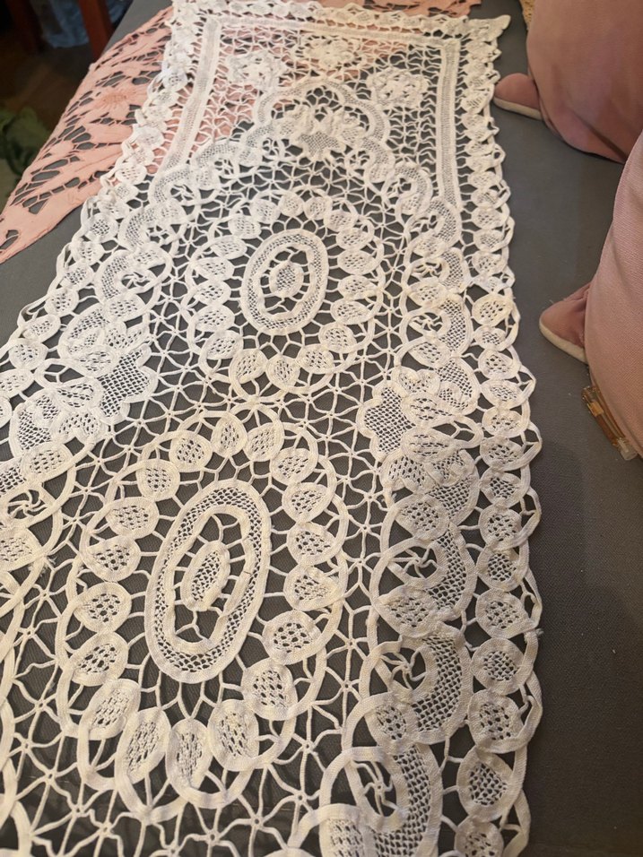 Dantel anglez runner - Görsel 3