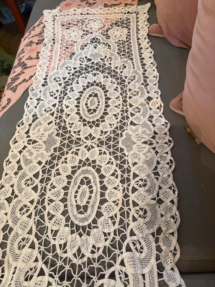 Dantel anglez runner - Görsel 2