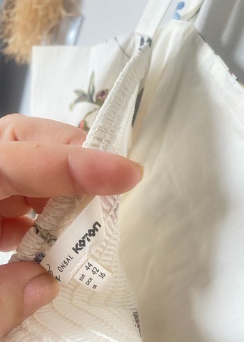 Çiçek Desenli Uzun Hamile Elbisesi - Görsel 2