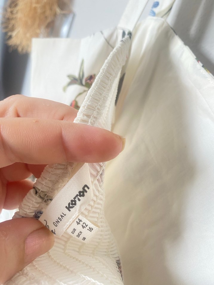 Çiçek Desenli Uzun Hamile Elbisesi - Görsel 2