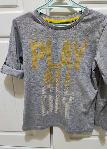4 Yaş Beden Baskılı erkek çocuk penye #tshirt