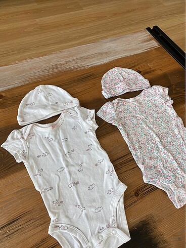 3 Ay Beden Carters 2 adet 2 li Zıbın Takım
