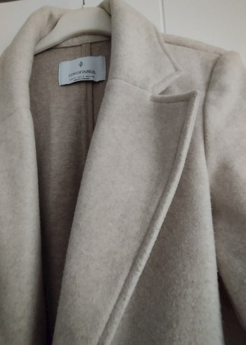 Bej Uzun Kadın Kaban - Görsel 6