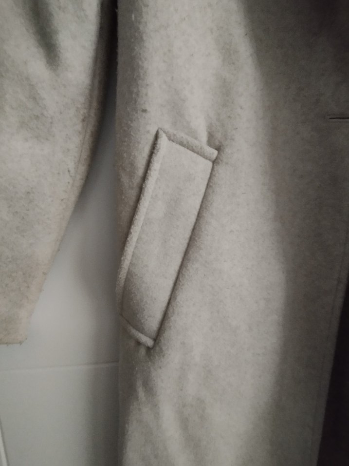 Bej Uzun Kadın Kaban - Görsel 5