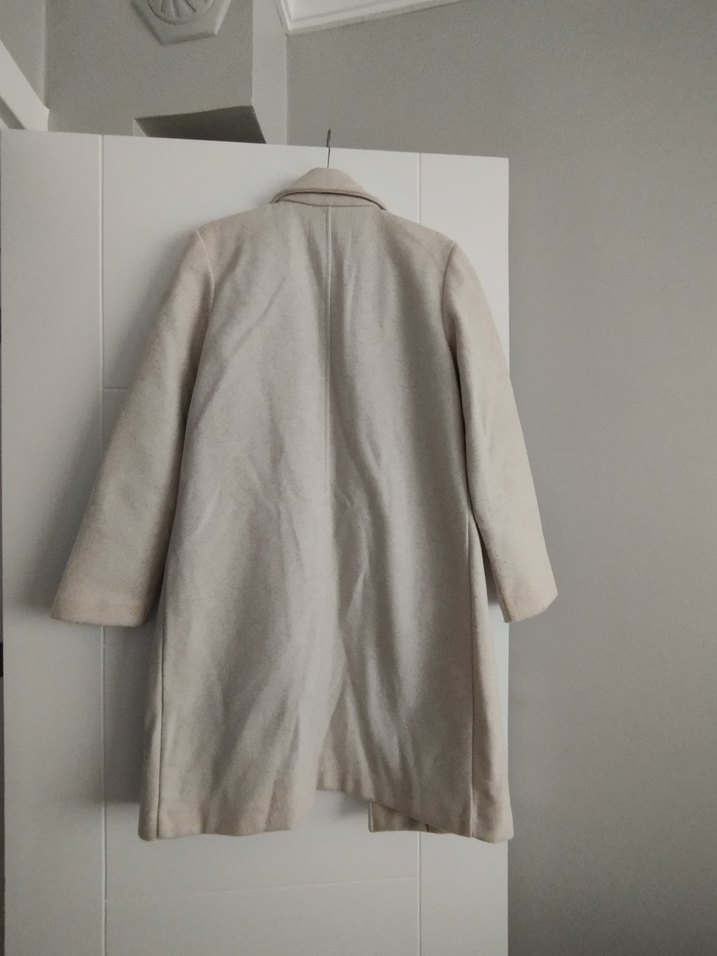 Bej Uzun Kadın Kaban - Görsel 3