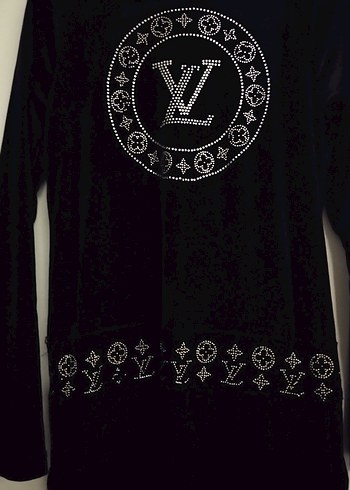 Siyah Kadın Uzun kadife tulum - Görsel 7