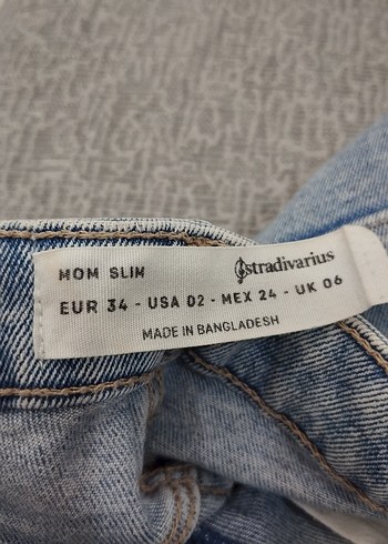 Kadın Gri Midi Denim Pantolon - Görsel 5