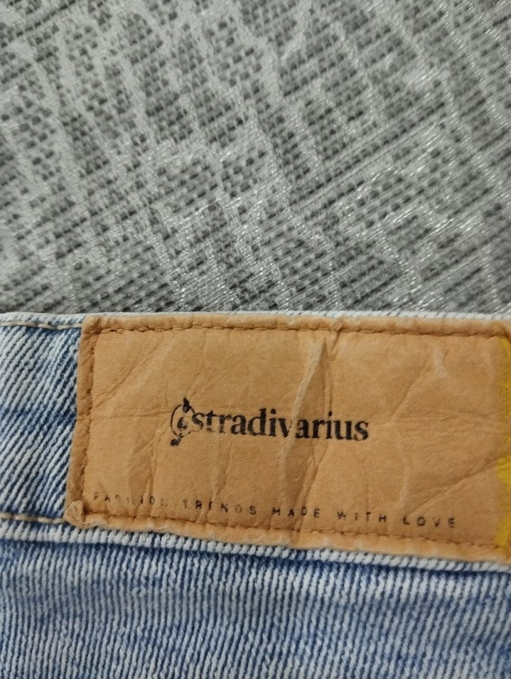 Kadın Gri Midi Denim Pantolon - Görsel 4