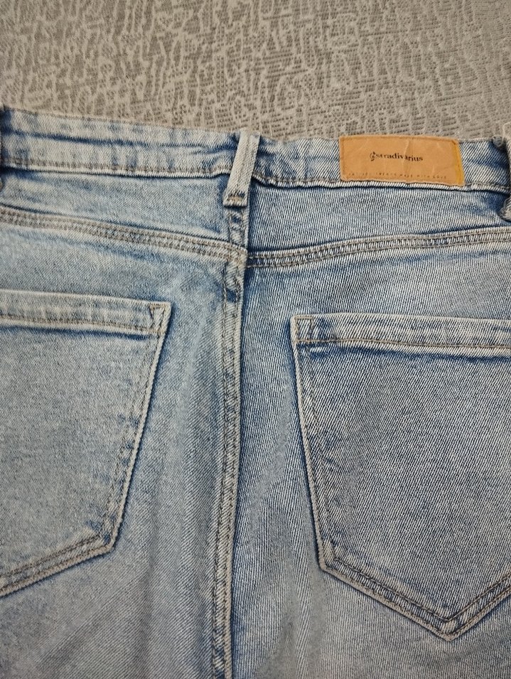 Kadın Gri Midi Denim Pantolon - Görsel 3