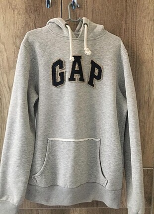 GAP Gri Kapşonlu Sweatshirt