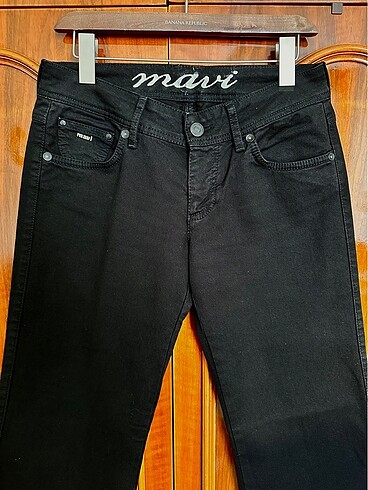 38 Beden Mavi Jean Siyah Kot Pantolon