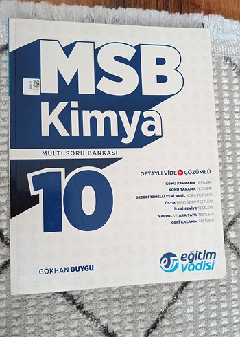 MSB Kimya 10. Sınıf Çoklu Soru Bankası